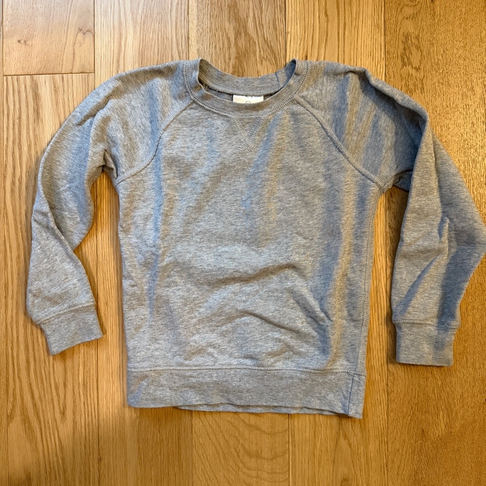 Hanna Andersson Grey Cotton Sweatshirt